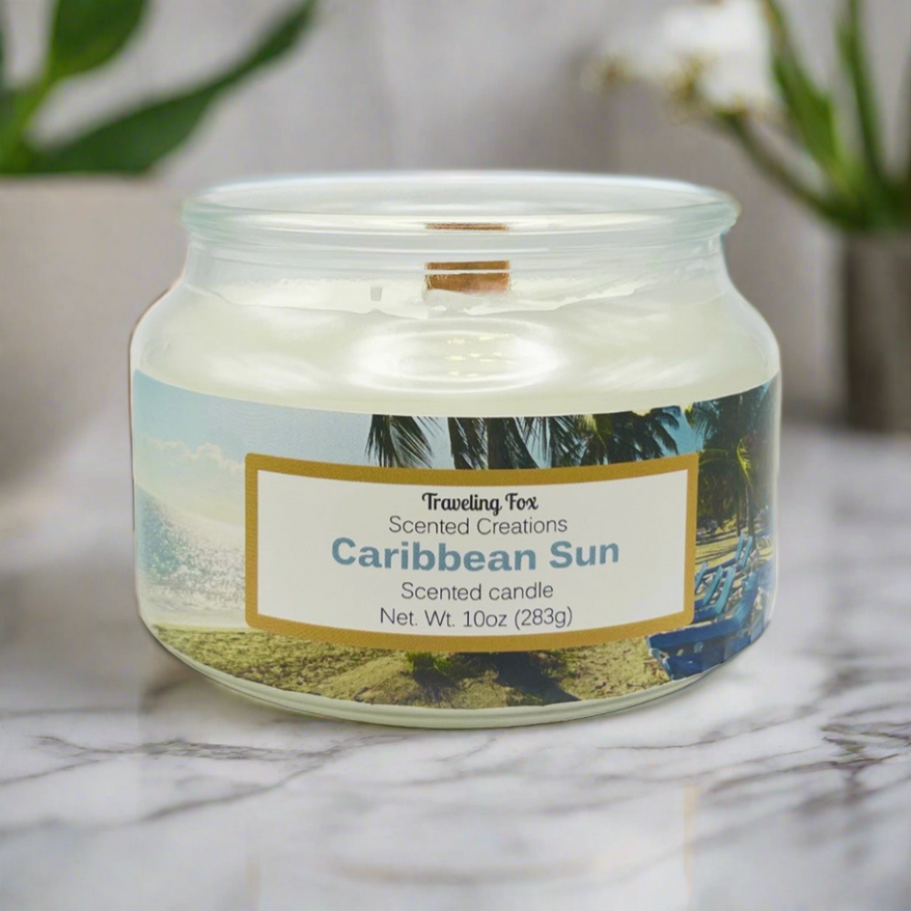 
                  
                    Caribbean Sun Candle - Traveling Fox Scented Creations
                  
                